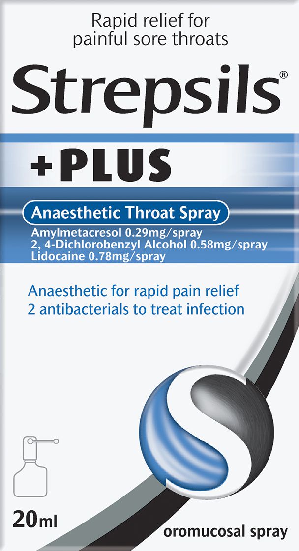 Strepsils Plus Throat Spray 20ml