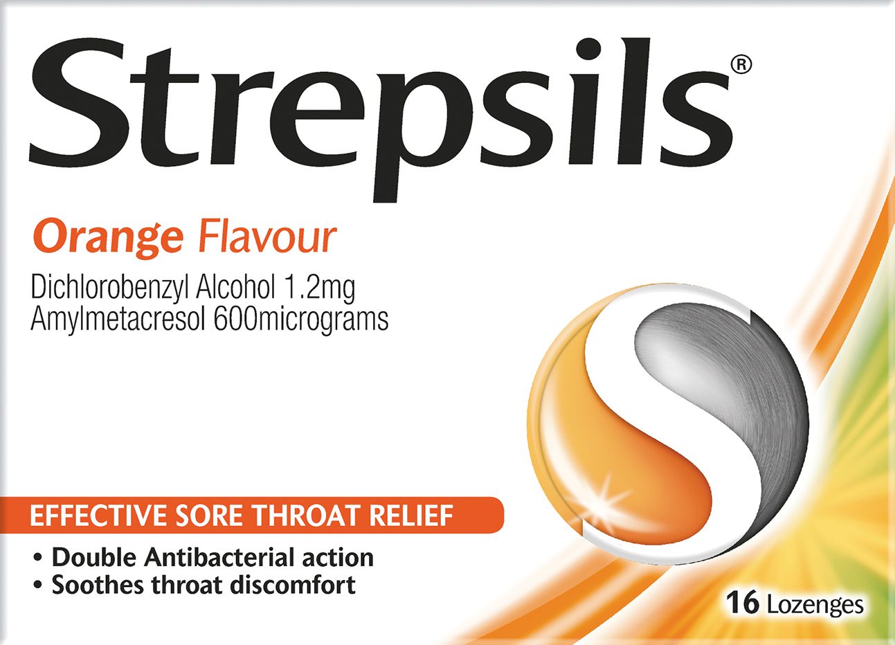 Strepsils Orange Flavour Lozenges